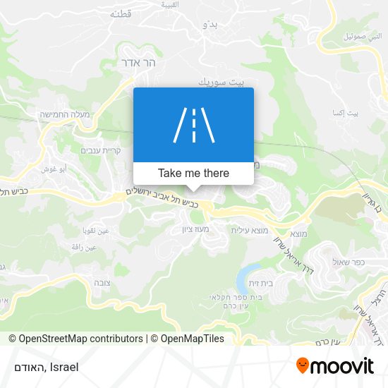 האודם map