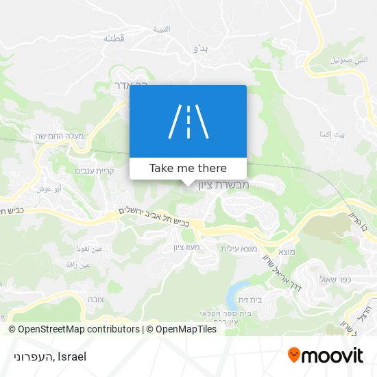 העפרוני map