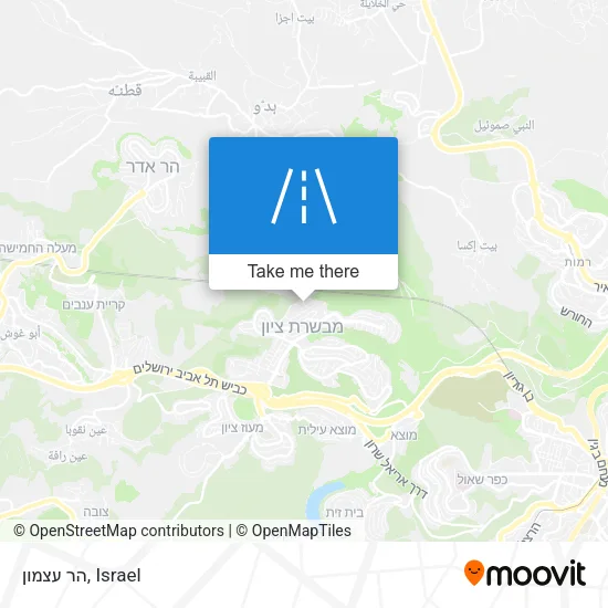 Карта הר עצמון