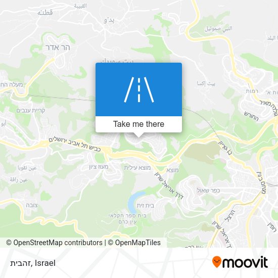 זהבית map