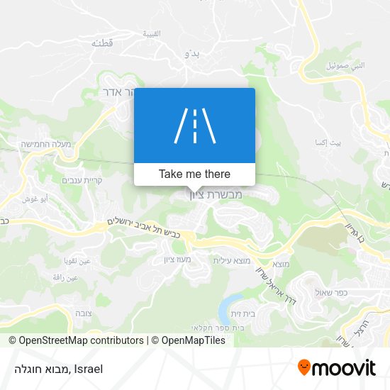 מבוא חוגלה map