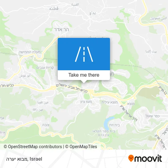 Карта מבוא יערה