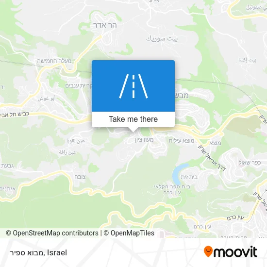 Карта מבוא ספיר