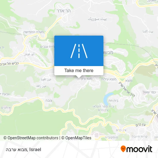 Карта מבוא ערבה
