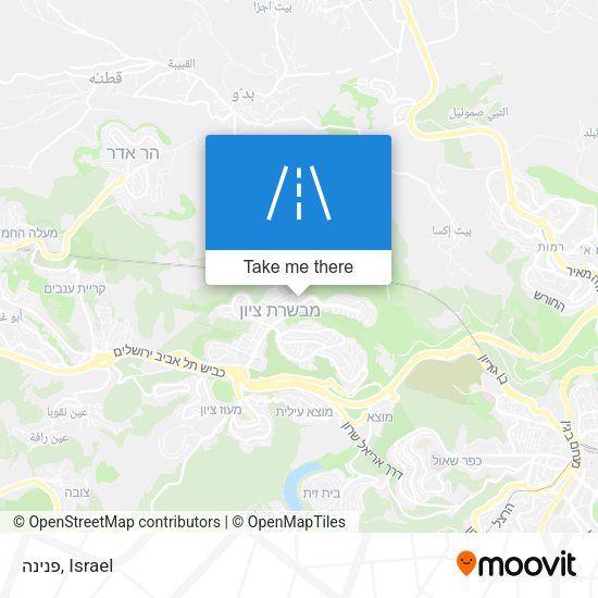 פנינה map
