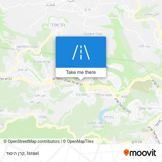 Карта קרן היסוד