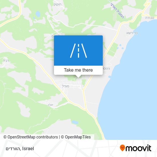 הוורדים map