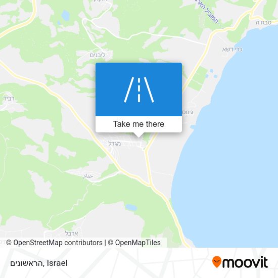 הראשונים map