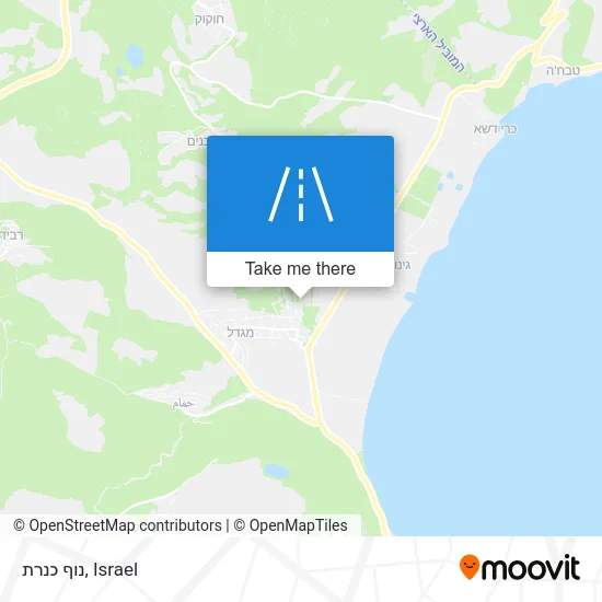 Карта נוף כנרת