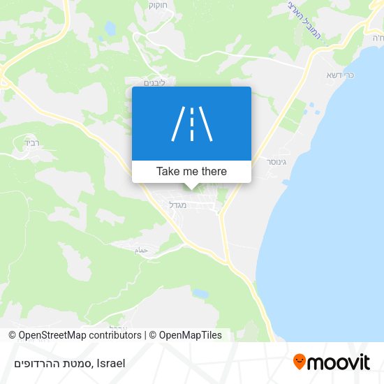 סמטת ההרדופים map