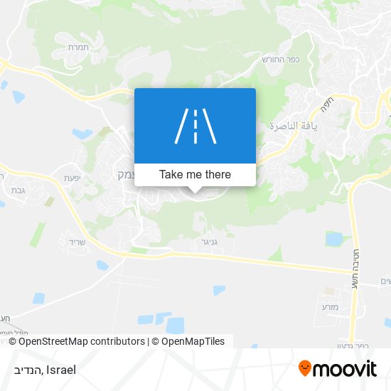 הנדיב map