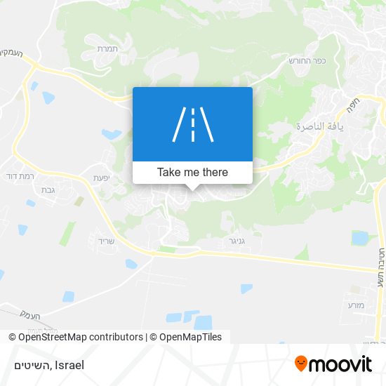 השיטים map