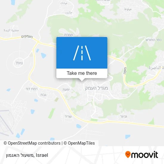 Карта משעול האגמון