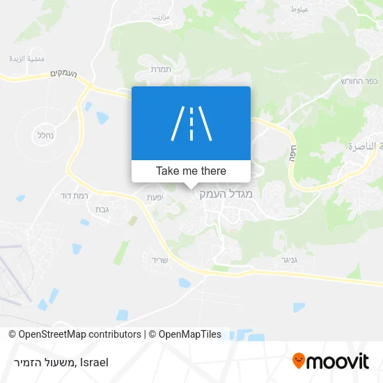 Карта משעול הזמיר