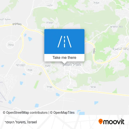 Карта משעול העופר