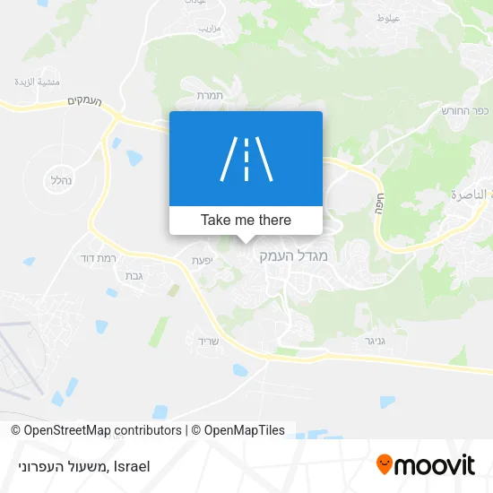 Карта משעול העפרוני