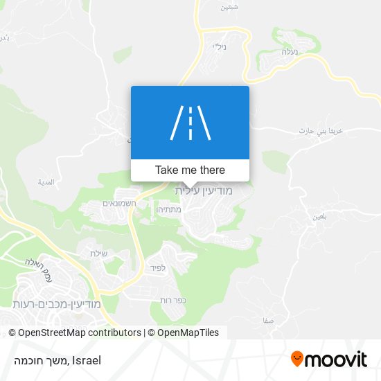 משך חוכמה map