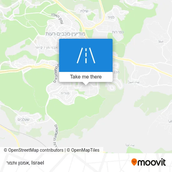 Карта אמנון ותמר