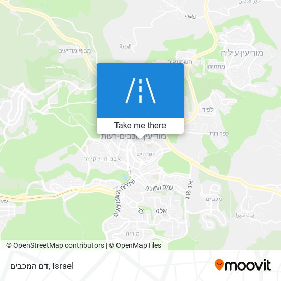 דם המכבים map