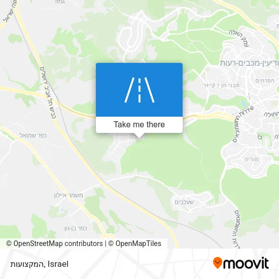 Карта המקצועות