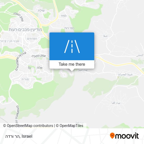 Карта הר ורדה