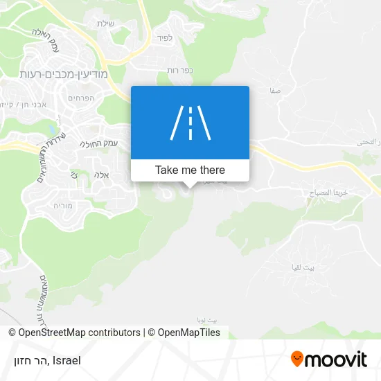 Карта הר חזון