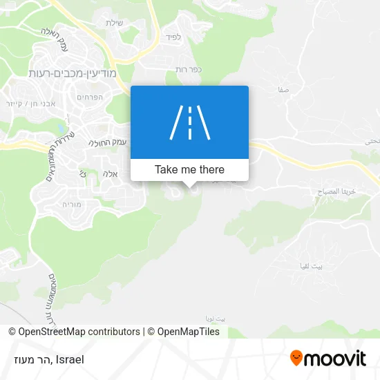 Карта הר מעוז