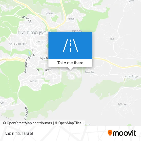 Карта הר תמנע