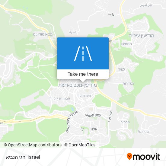 חגי הנביא map