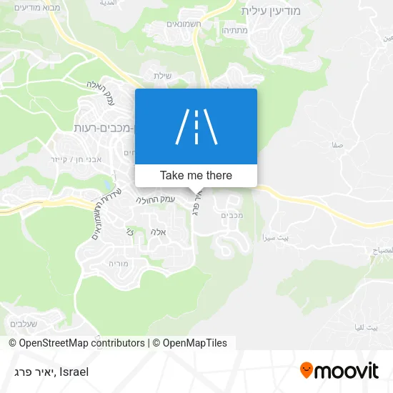 Карта יאיר פרג