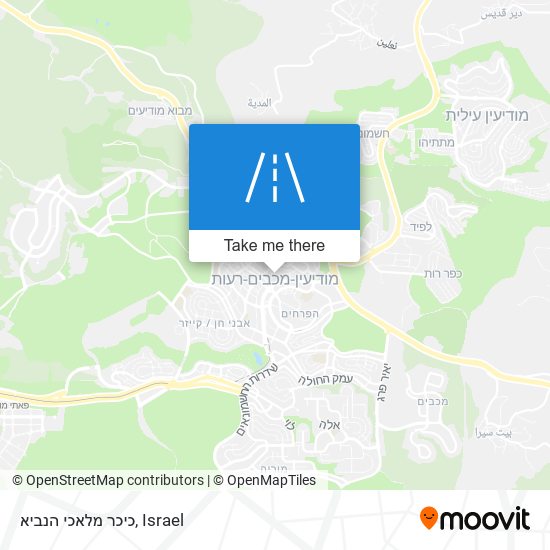 כיכר מלאכי הנביא map