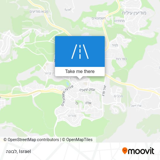 לבונה map