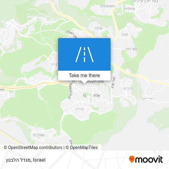 Карта מגדל הלבנון