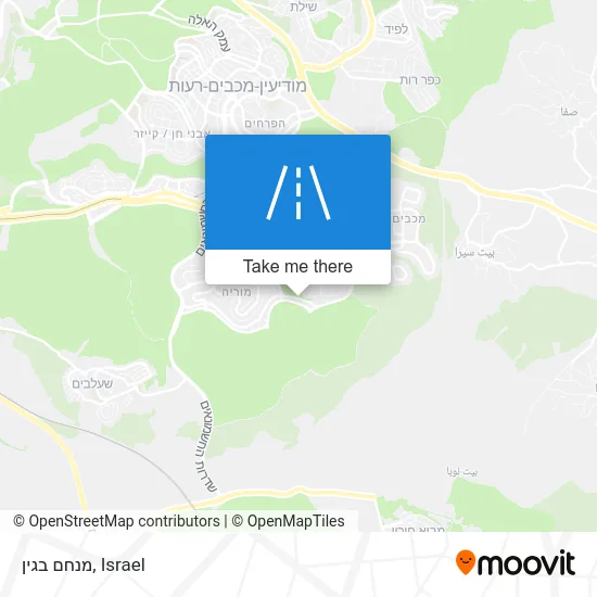 Карта מנחם בגין