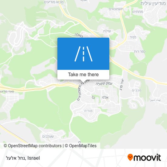נחל אלעל map