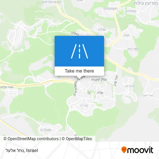 Карта נחל אלעל