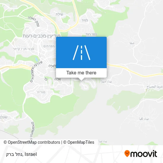 Карта נחל ברק