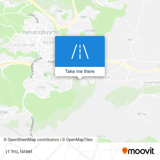 Карта נחל דן