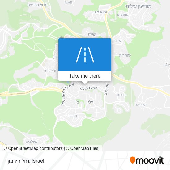 Карта נחל הירמוך