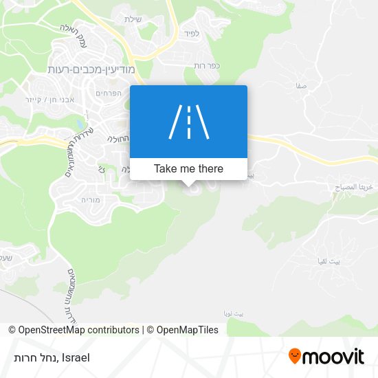 נחל חרות map