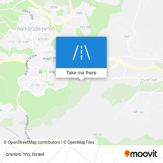 נחל משושים map