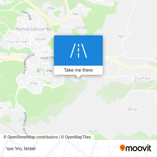 Карта נחל סער