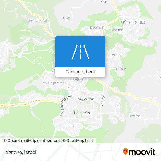 נץ החלב map