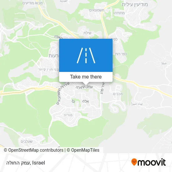 Карта עמק החולה