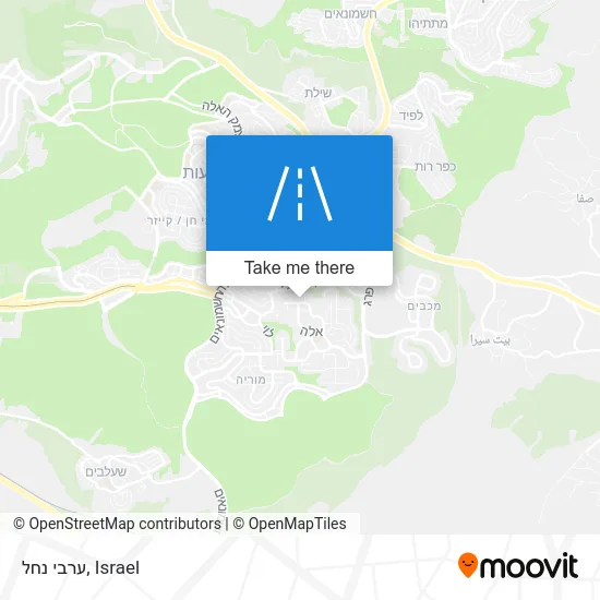 Карта ערבי נחל