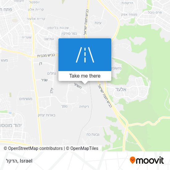 הדקל map