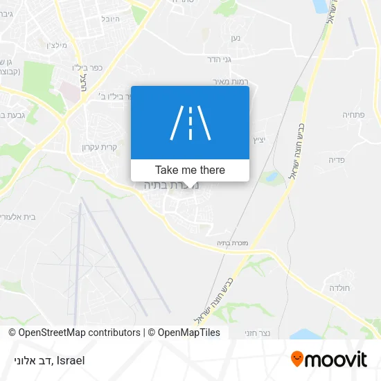 Карта דב אלוני