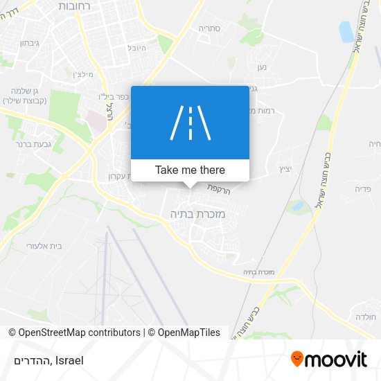 ההדרים map