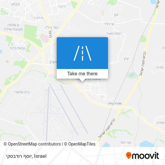 יוסף רודבסקי map