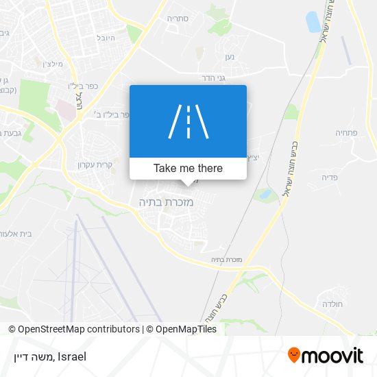 משה דיין map